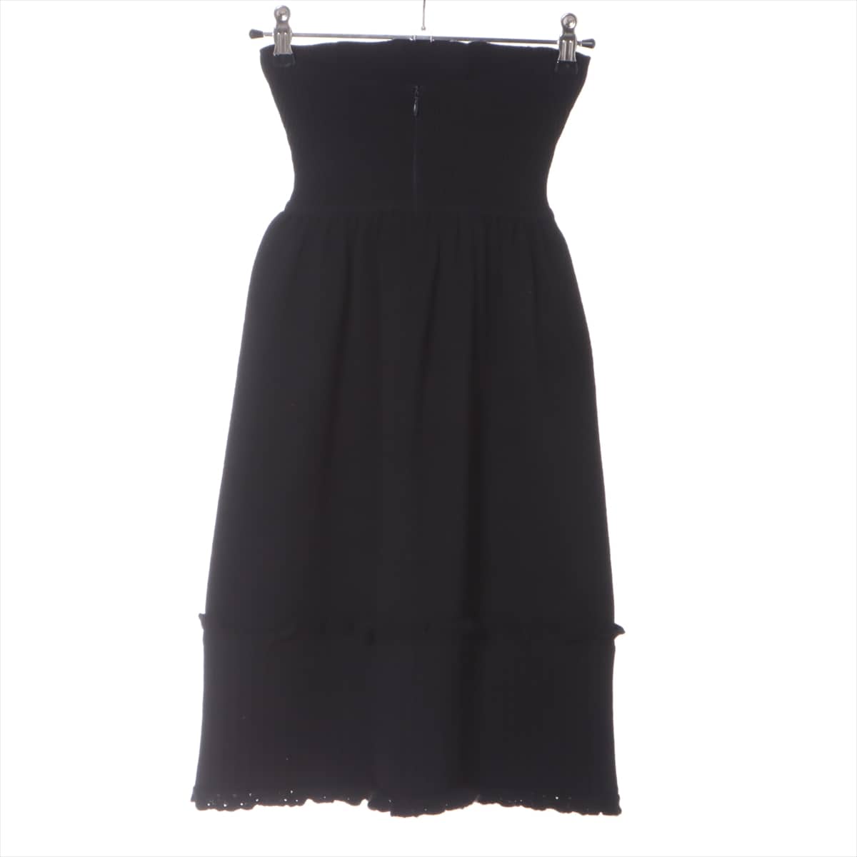 Chanel 06A Cashmere Knit Skirt 34 Ladies' Black