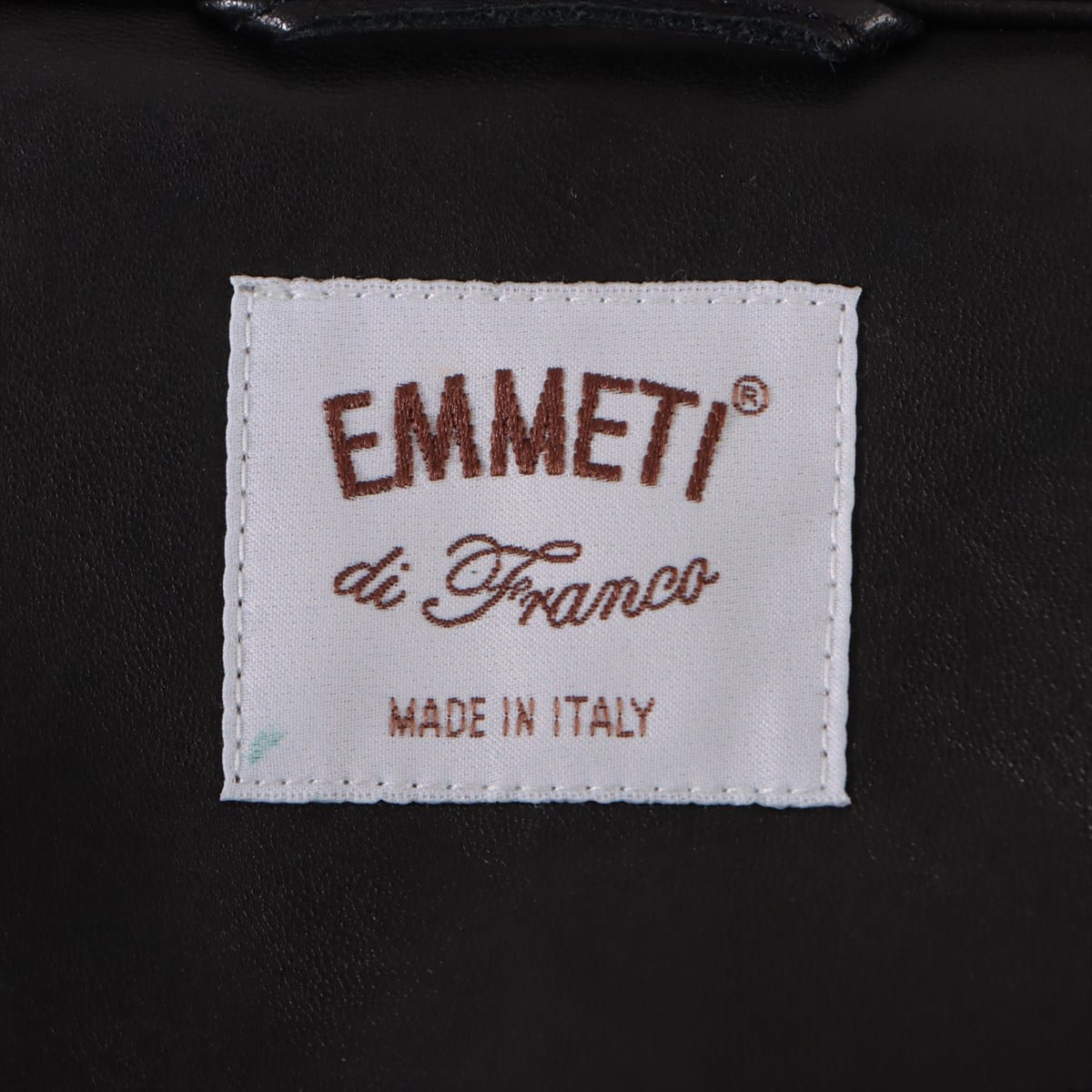 Emmeti Lambskin Leather jacket 46 Men's Black