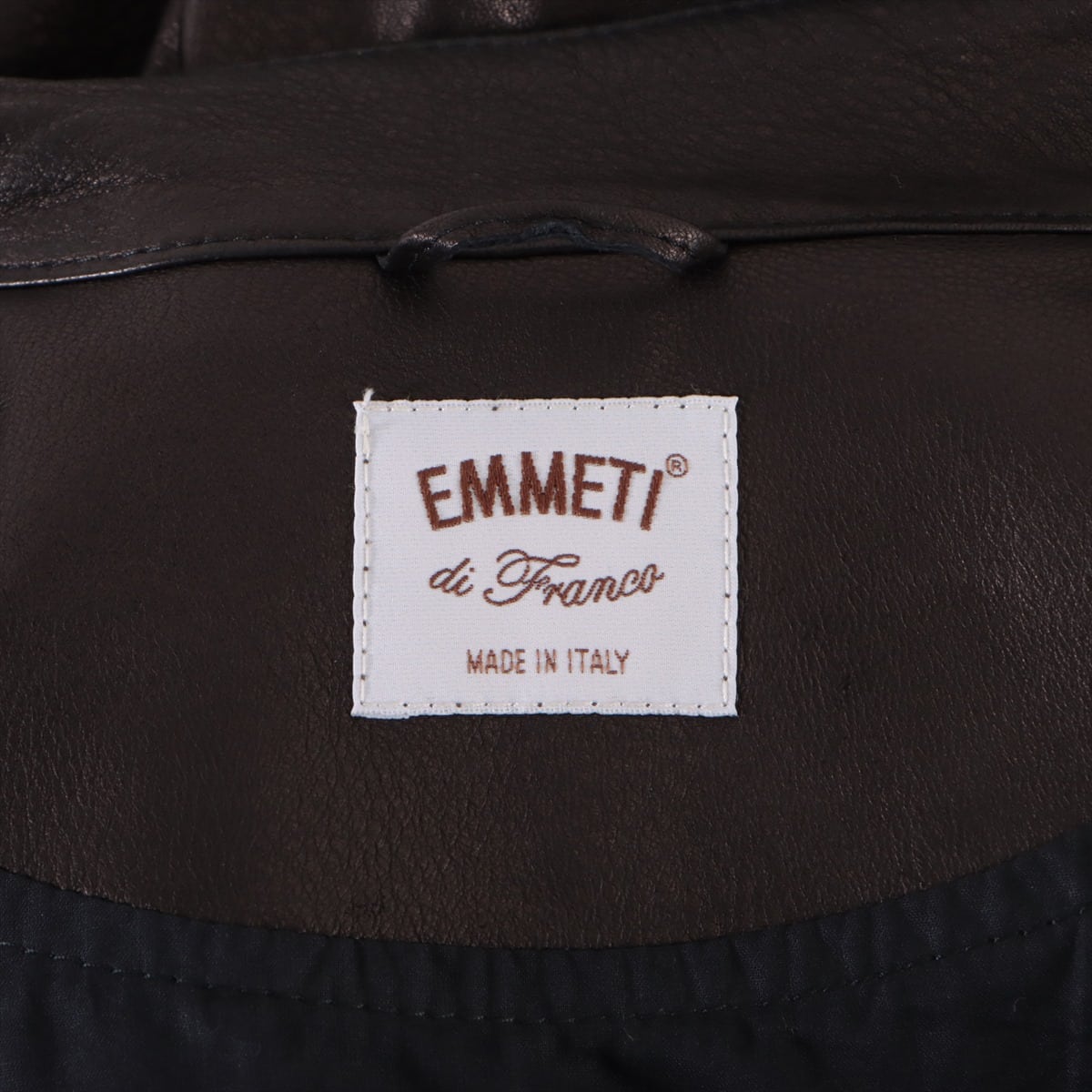 Emmeti Lambskin Leather jacket 46 Men's Brown