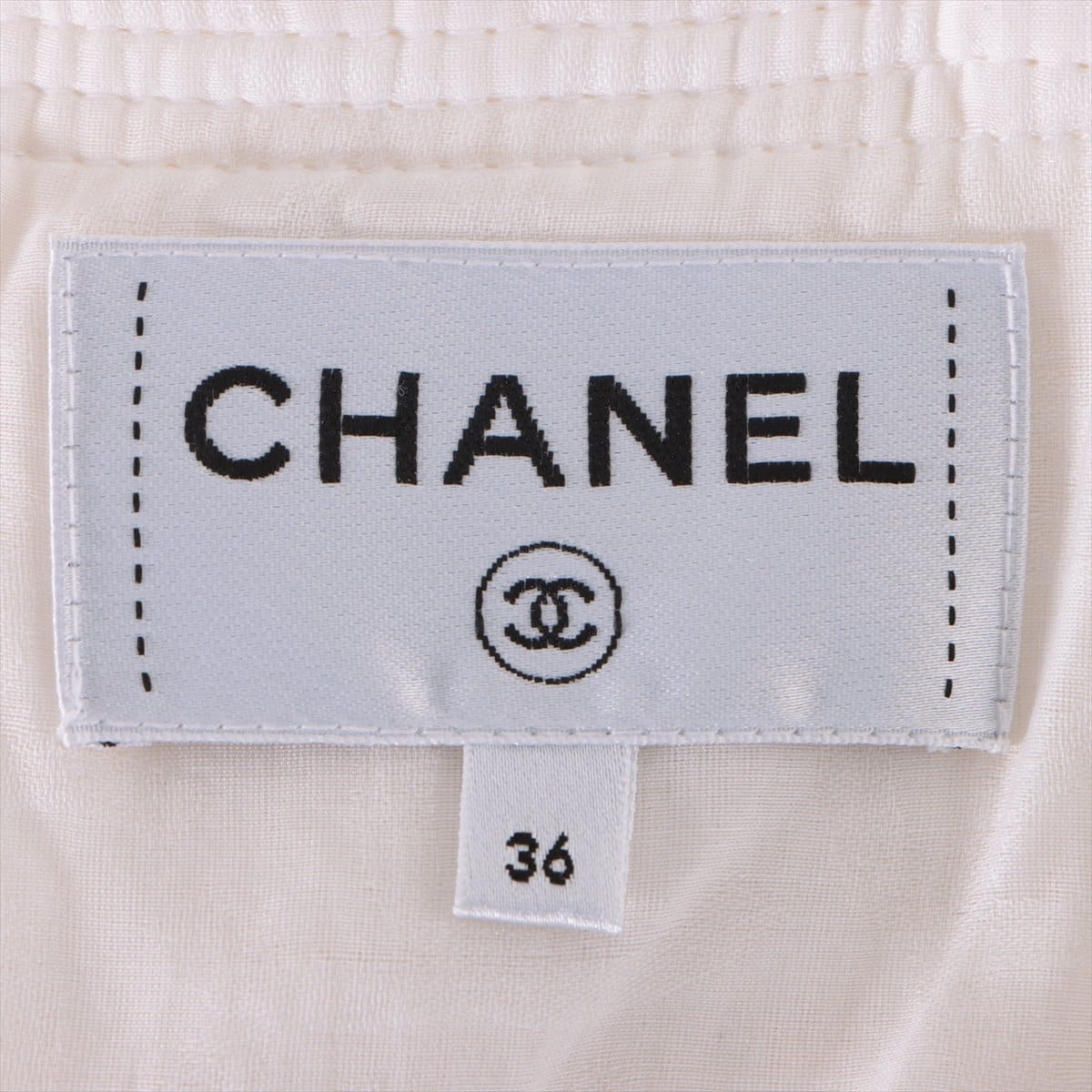 Chanel P56 Tweed Sleeveless dress 36 Ladies' Ivory  Lion button