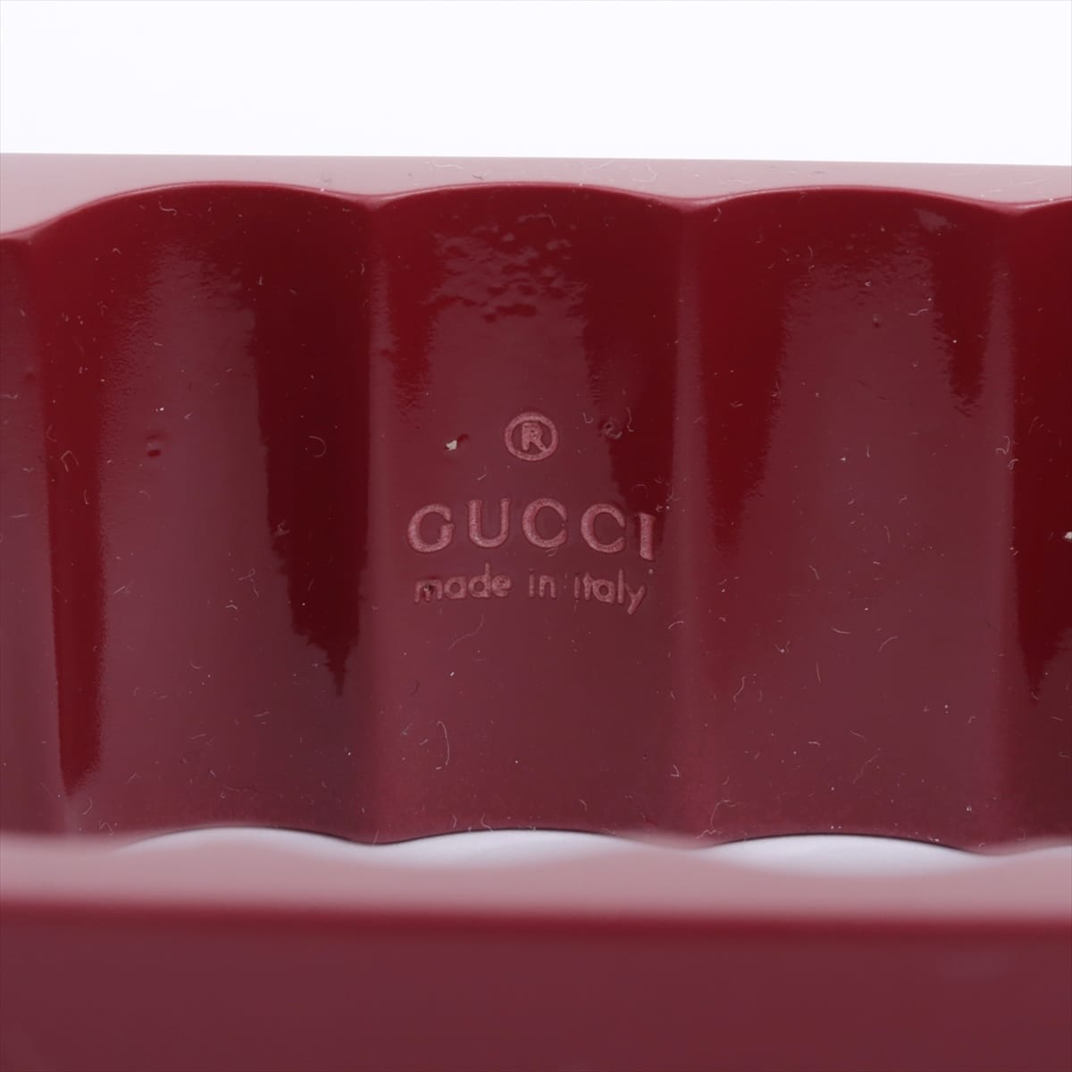 Gucci Buckle Plastic Red