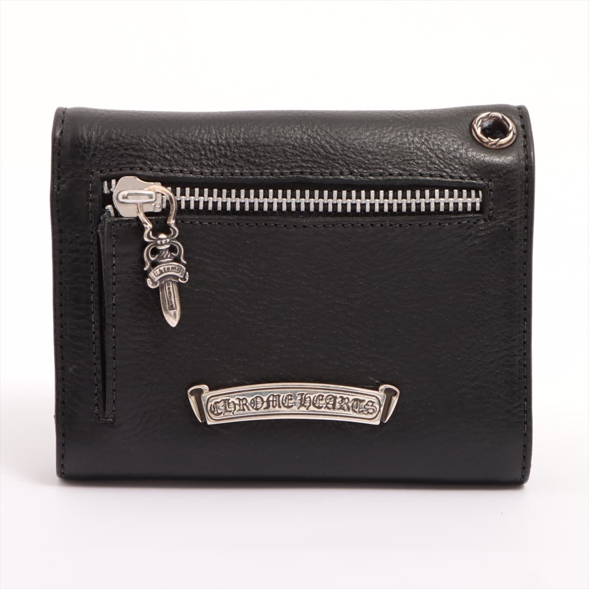 Chrome Hearts Wave Wallet Mini Wallet Leather With invoice