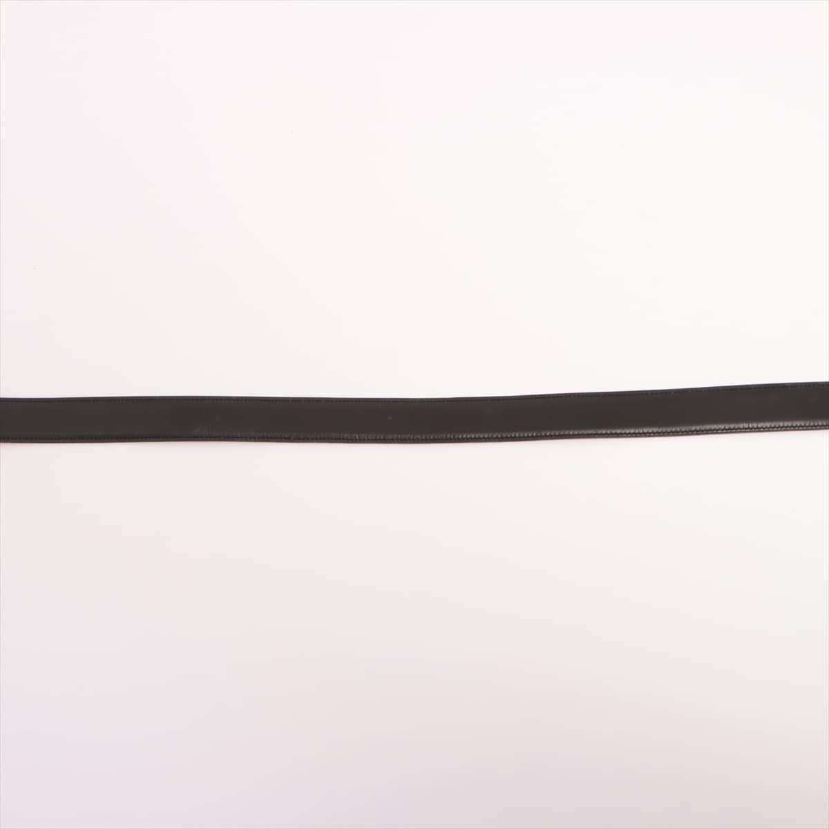 Hermès H Belt 0V engraving (1992) Belt 95 Box Calf × Courchevel Black×Gold
