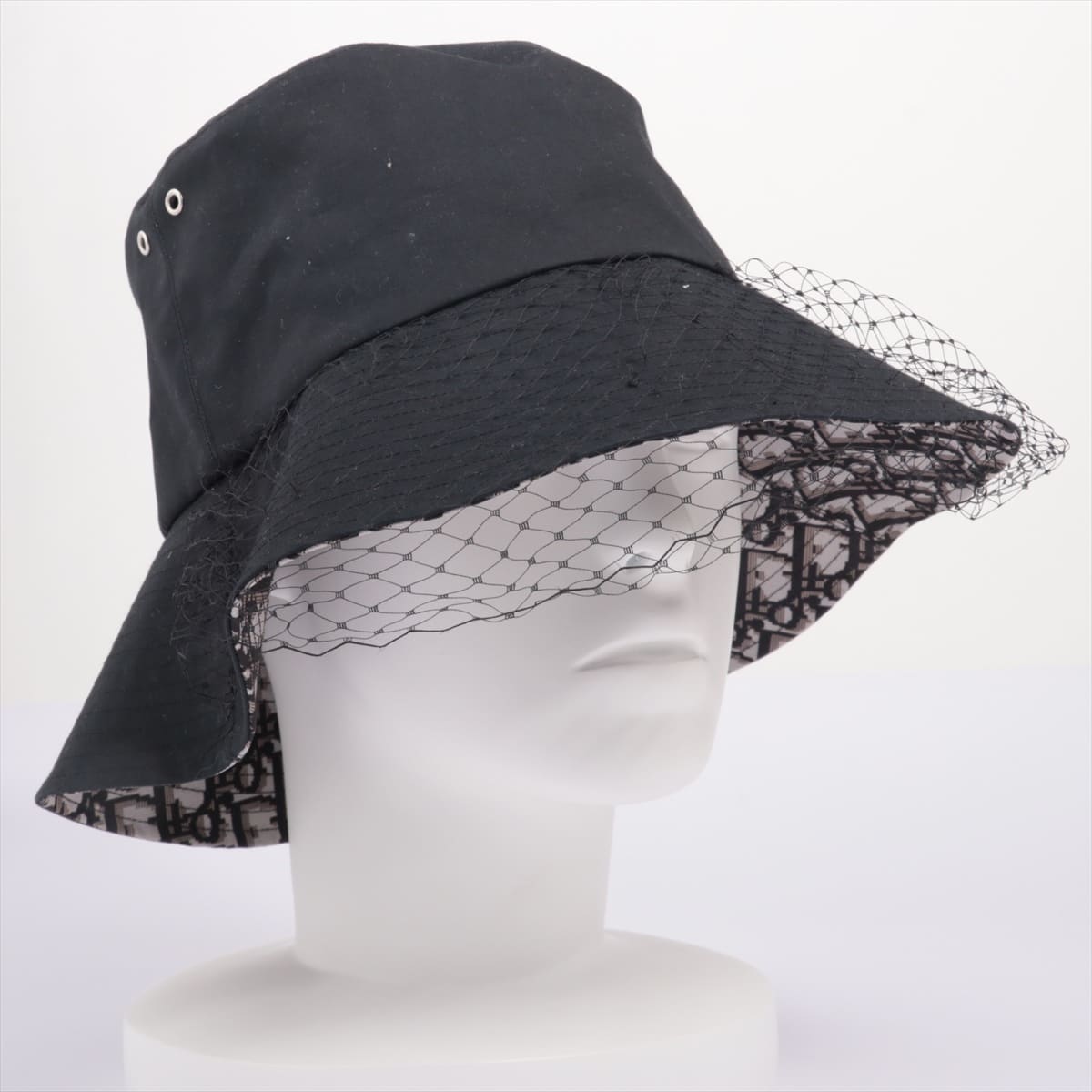 Christian Dior 95TDD924G130 TEDDY-D BOB HAT Hat Cotton & polyester Black