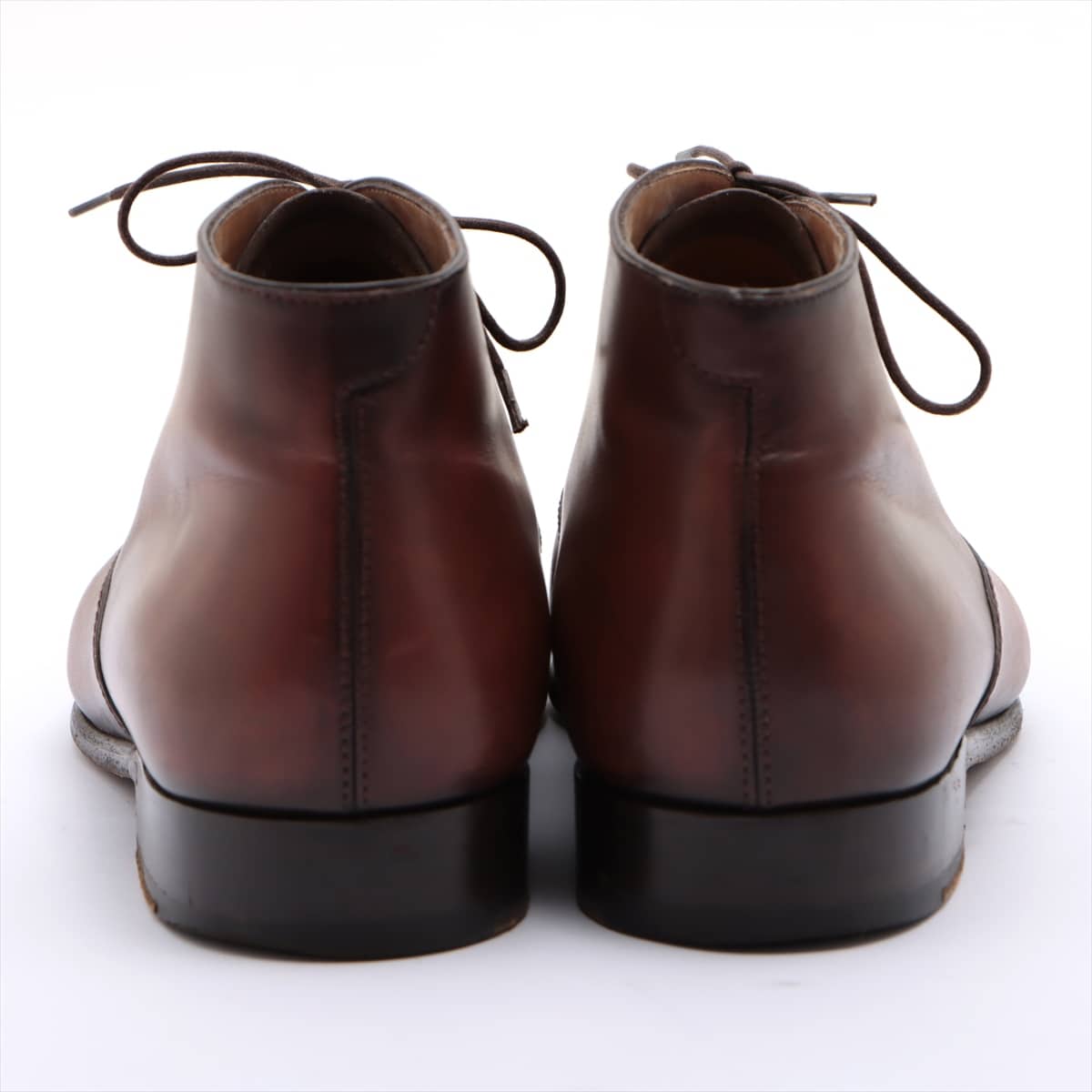 Berluti Leather Chukka Boots 8 Men's Brown With genuine shoe tree