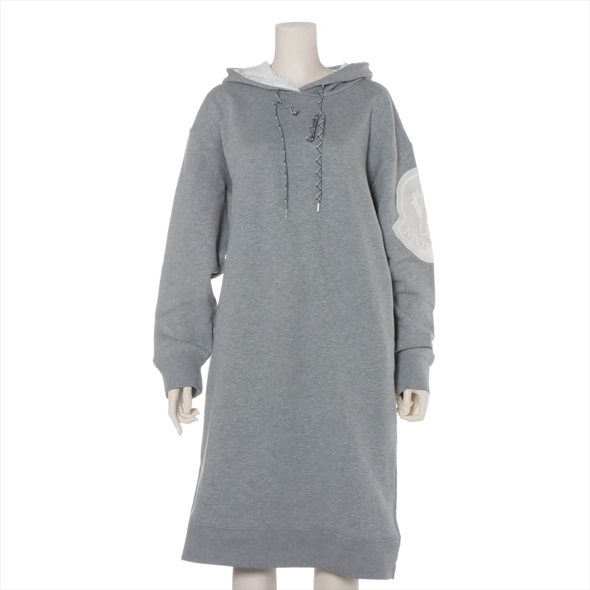 Moncler 20 years Cotton & nylon Dress L Ladies' Grey