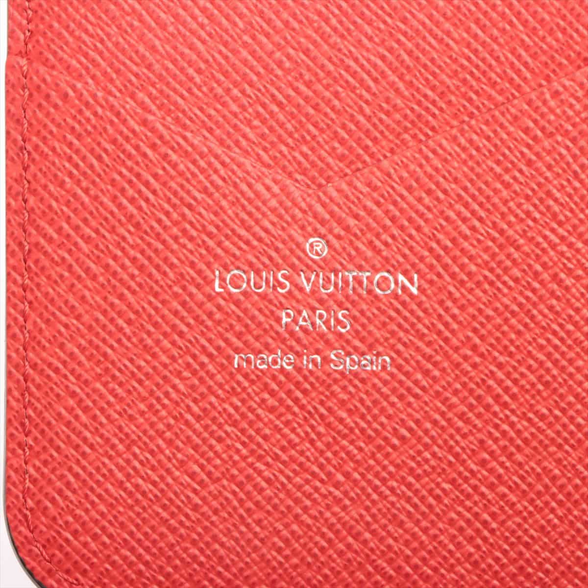 Louis Vuitton × Supreme Epi Folio M67757 Leather Mobile phone case Red BC2107 iPhone7