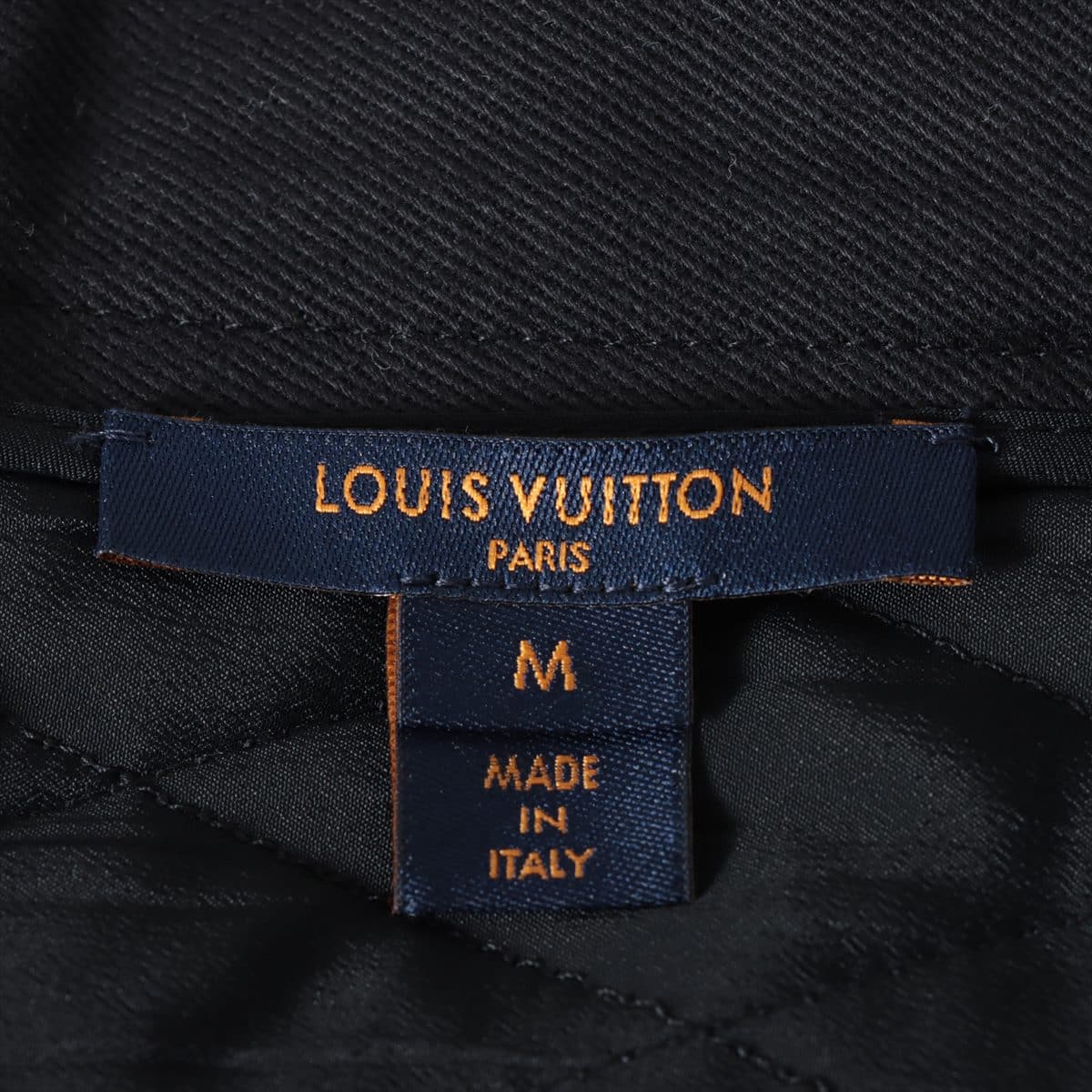 Louis Vuitton Cotton Skirt M Ladies' Black  Monogram quilting