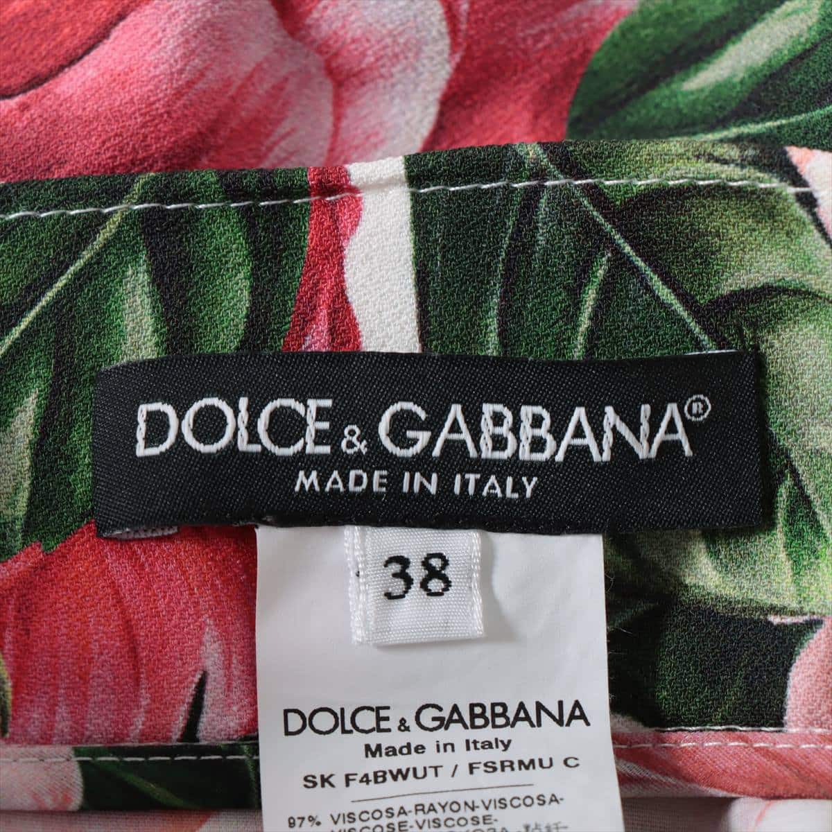 Dolce & Gabbana Rayon Skirt 38 Ladies' Pink