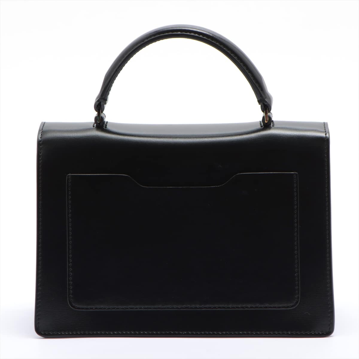 Off-White Twisted jitney 1.4 Leather 2way handbag Black