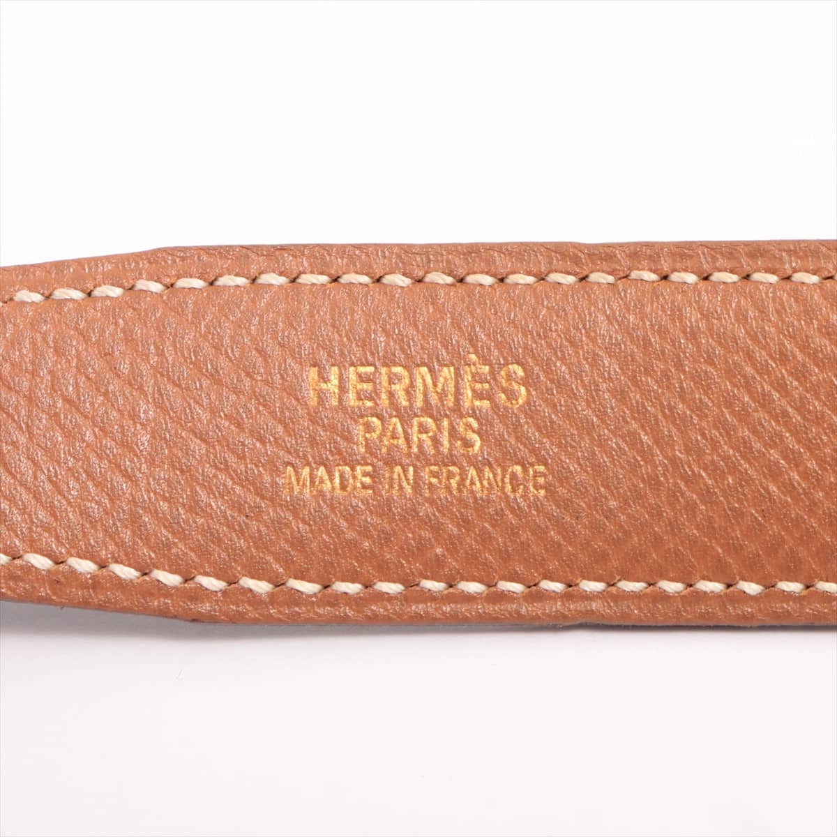 Hermès Mini Constance H Belt □A stamp (1997) Belt Leather Black × Brown