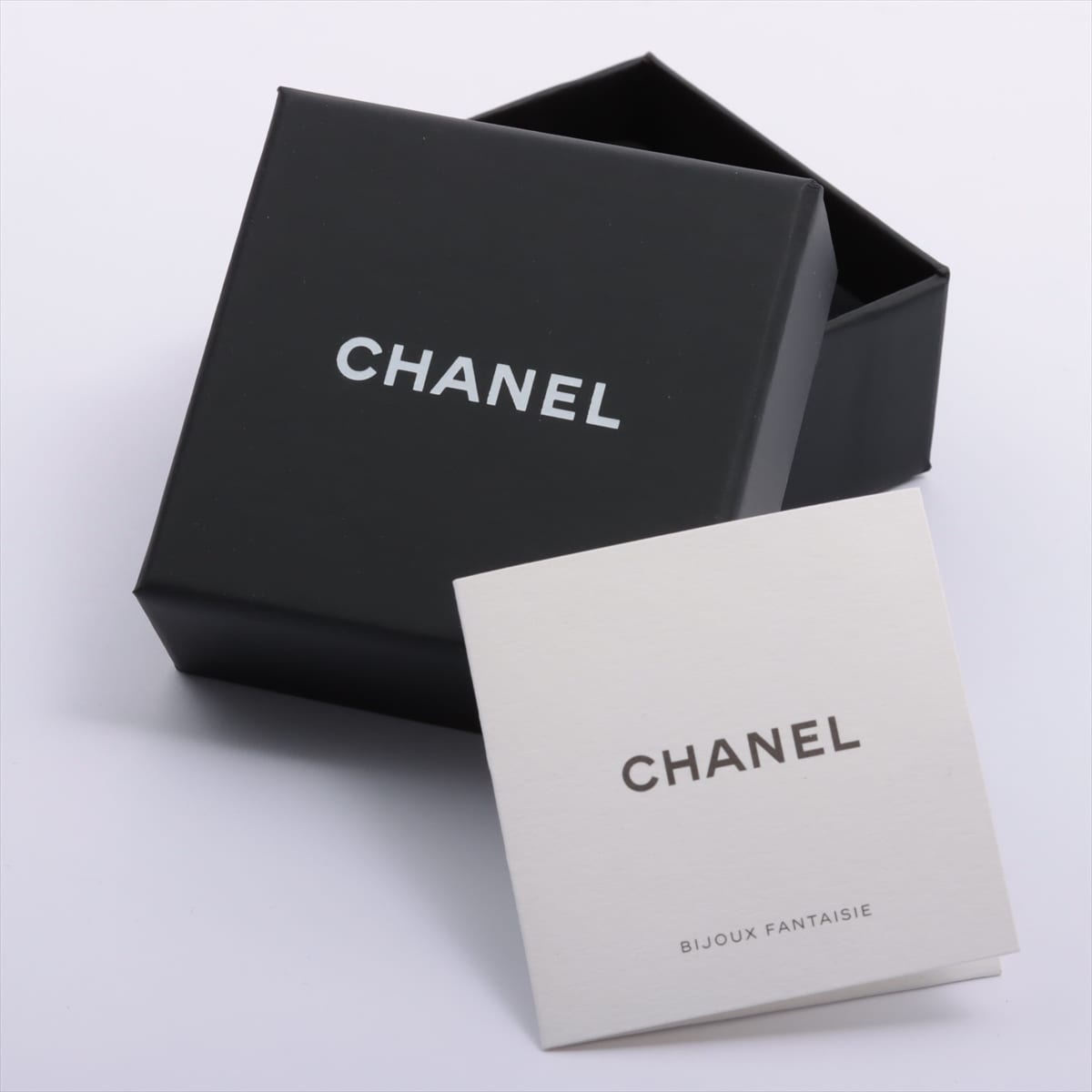 Chanel Coco Mark C20P rings GP×inestone Silver