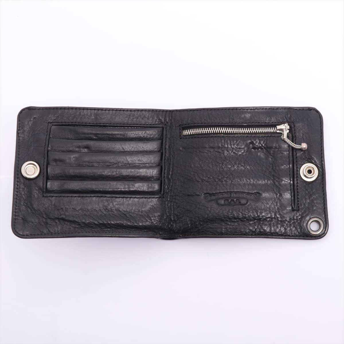 Chrome Hearts 1snap Wallet Leather