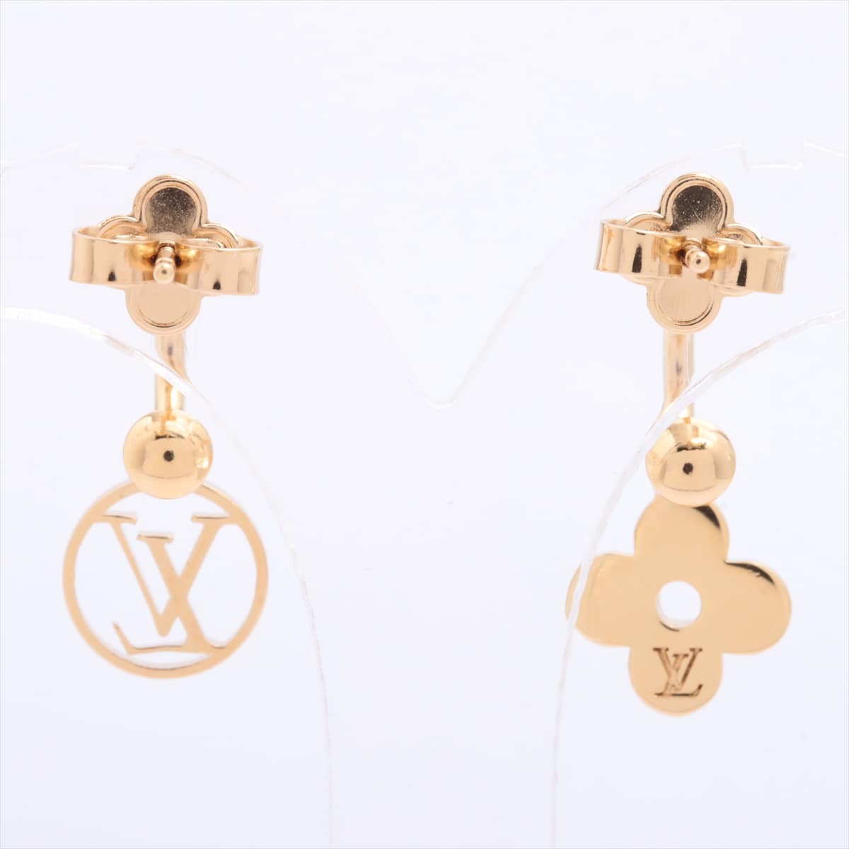 Louis Vuitton M64859 BOOKLE Dreille Blooming Piercing jewelry GP Gold