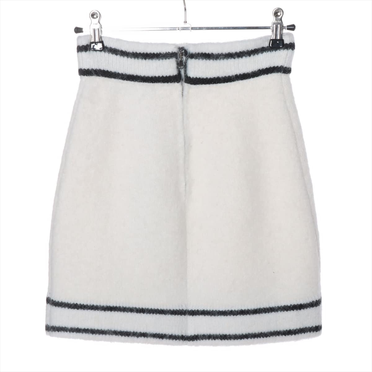 Dolce & Gabbana 21AW Wool x alpaca Skirt 36 Ladies' Black × White  Cashmere blend FXF42T