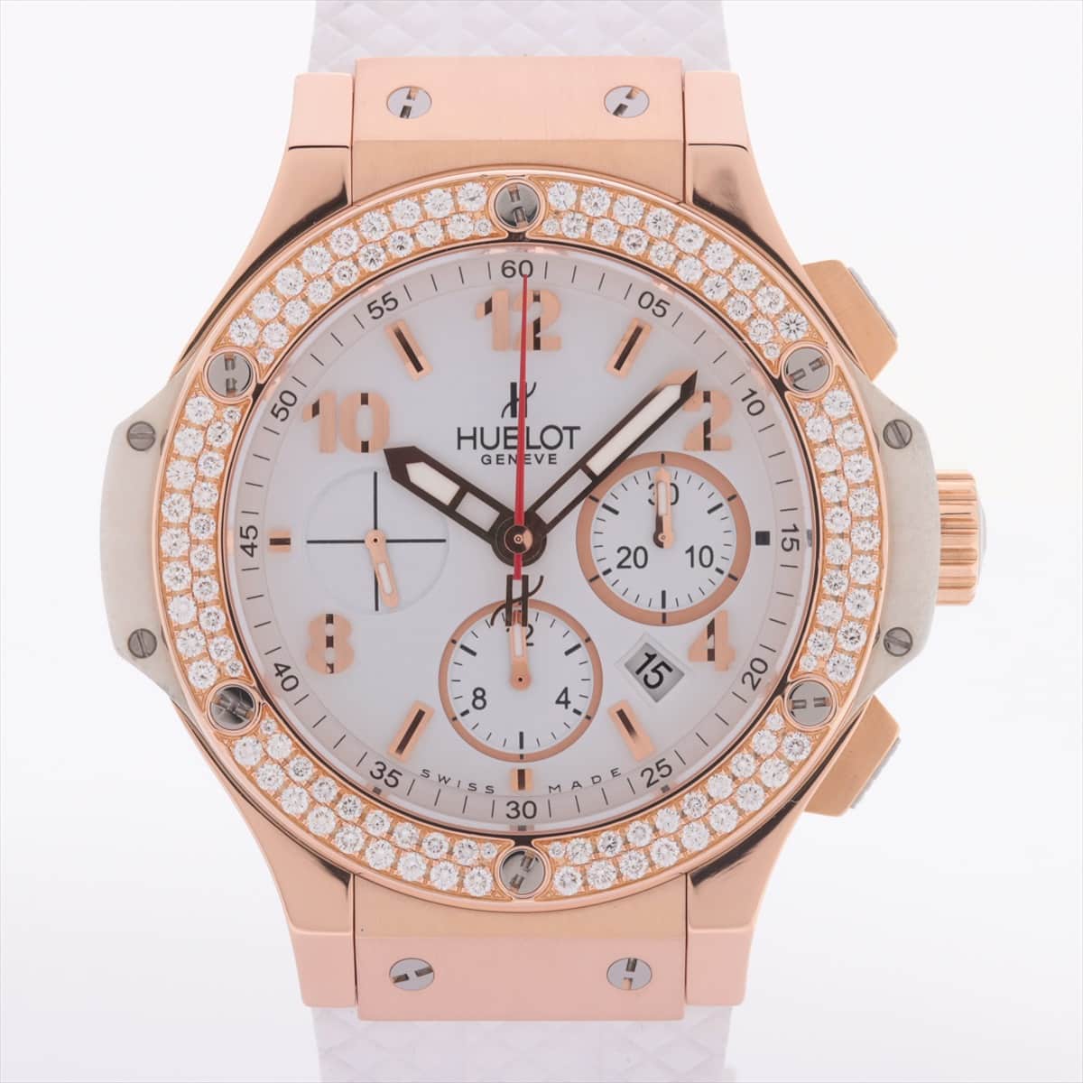[Chrono] Hublot Big bang 301.PE.230.RW.114 750 x TI x rubber AT White-Face Watch strap with a scent of perfume