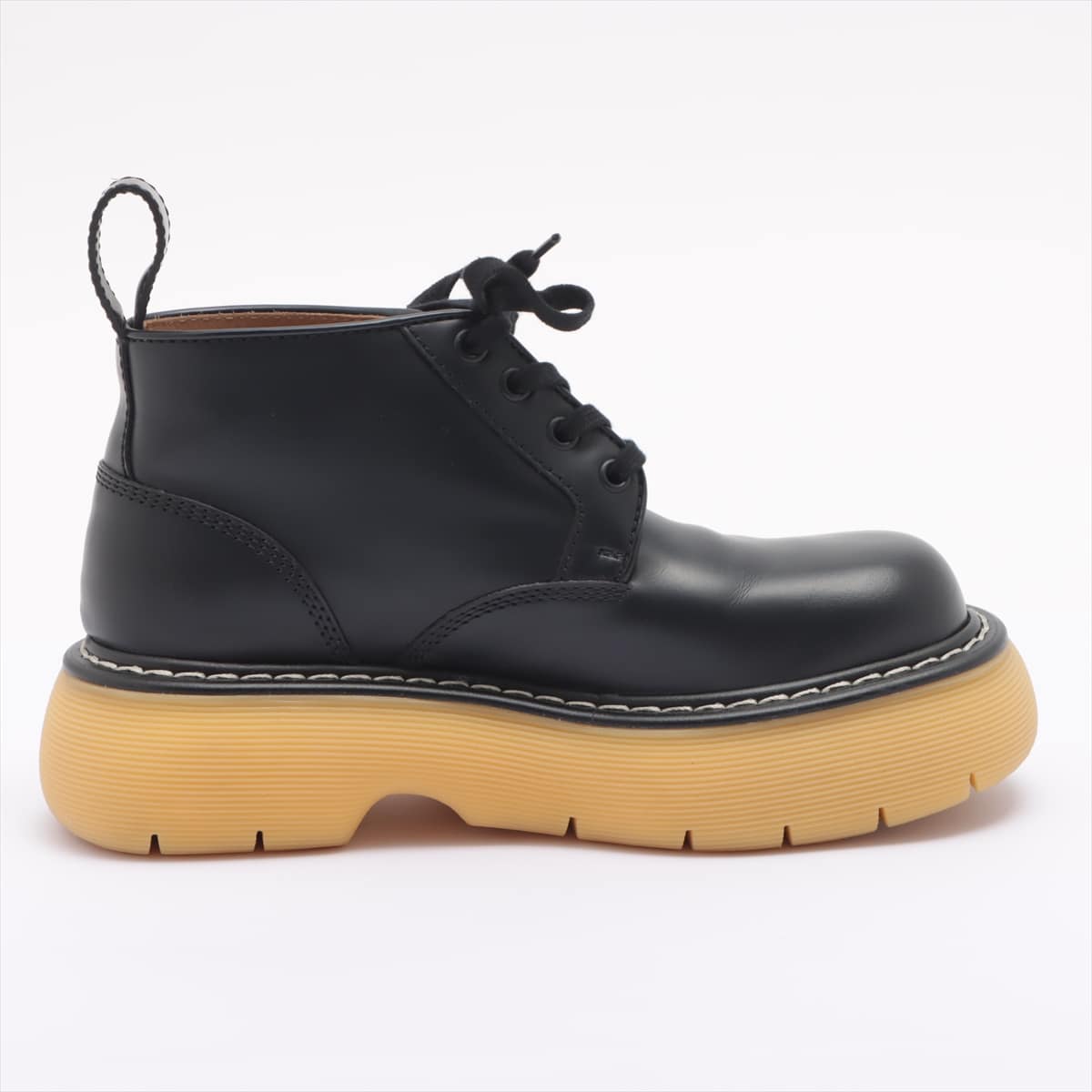 Bottega Veneta Leather Boots 36 1/2 Ladies' Black
