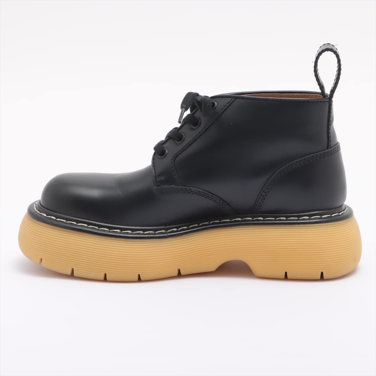 Bottega Veneta Leather Boots 36 1/2 Ladies' Black