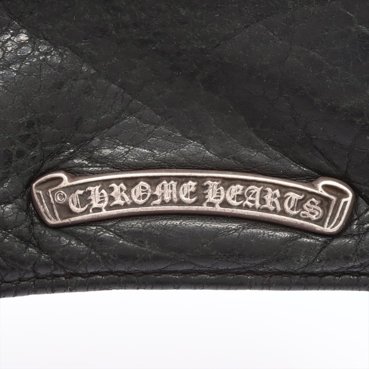 Chrome Hearts Change Purse Coin case Leather & 925 Dagger zip