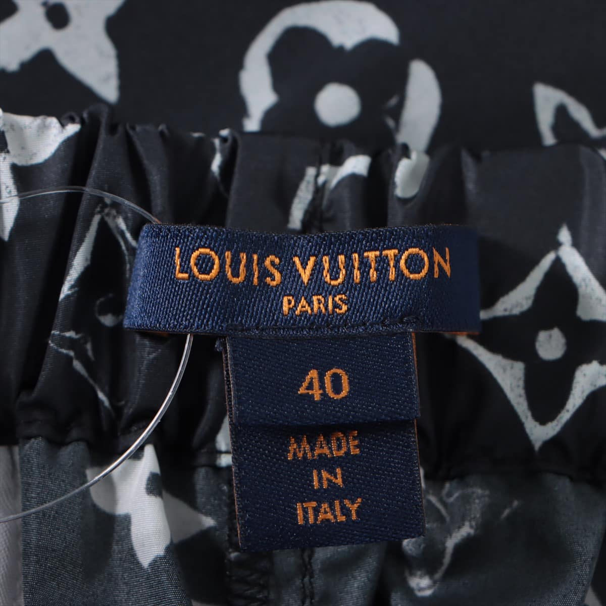 Louis Vuitton 20SS Nylon Pants 40 Ladies' Black  FIPA11DFU stencil-effect monogram