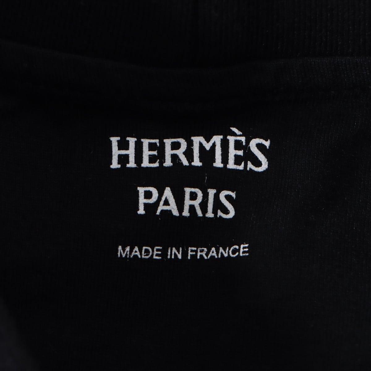 Hermès Cotton T-shirt 34 Ladies' Black  Chaîne d'Ancre