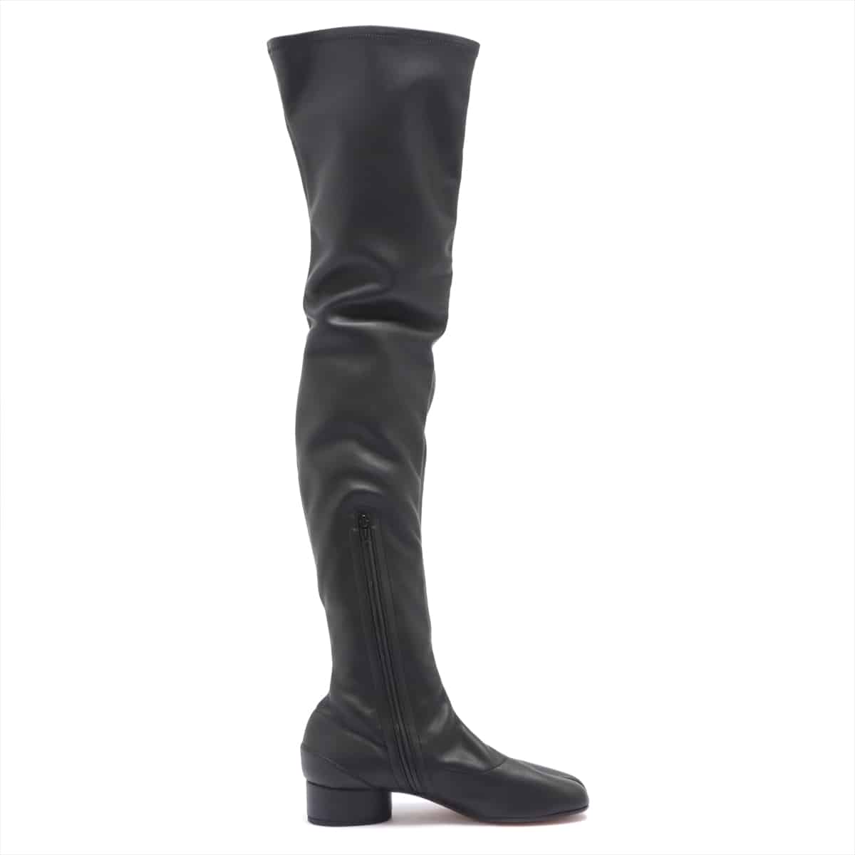 Maison Margiela TABI Leather Long boots 39 Ladies' Black 22