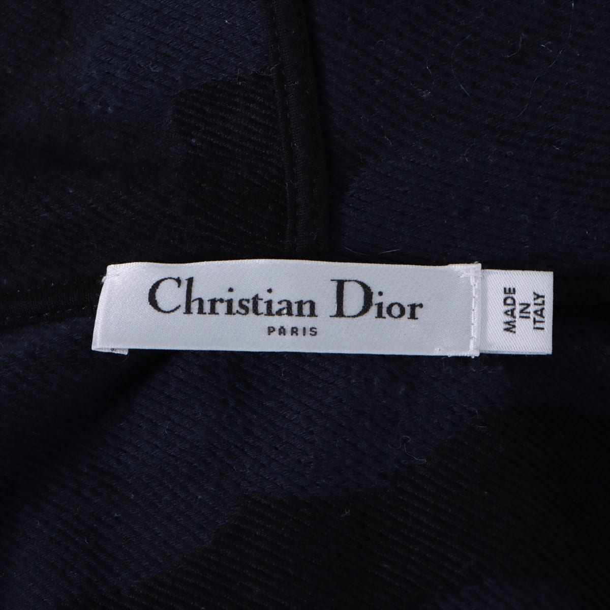Christian Dior Cotton Parker F36 Ladies' Blue x black  bag logo Camouflage pattern