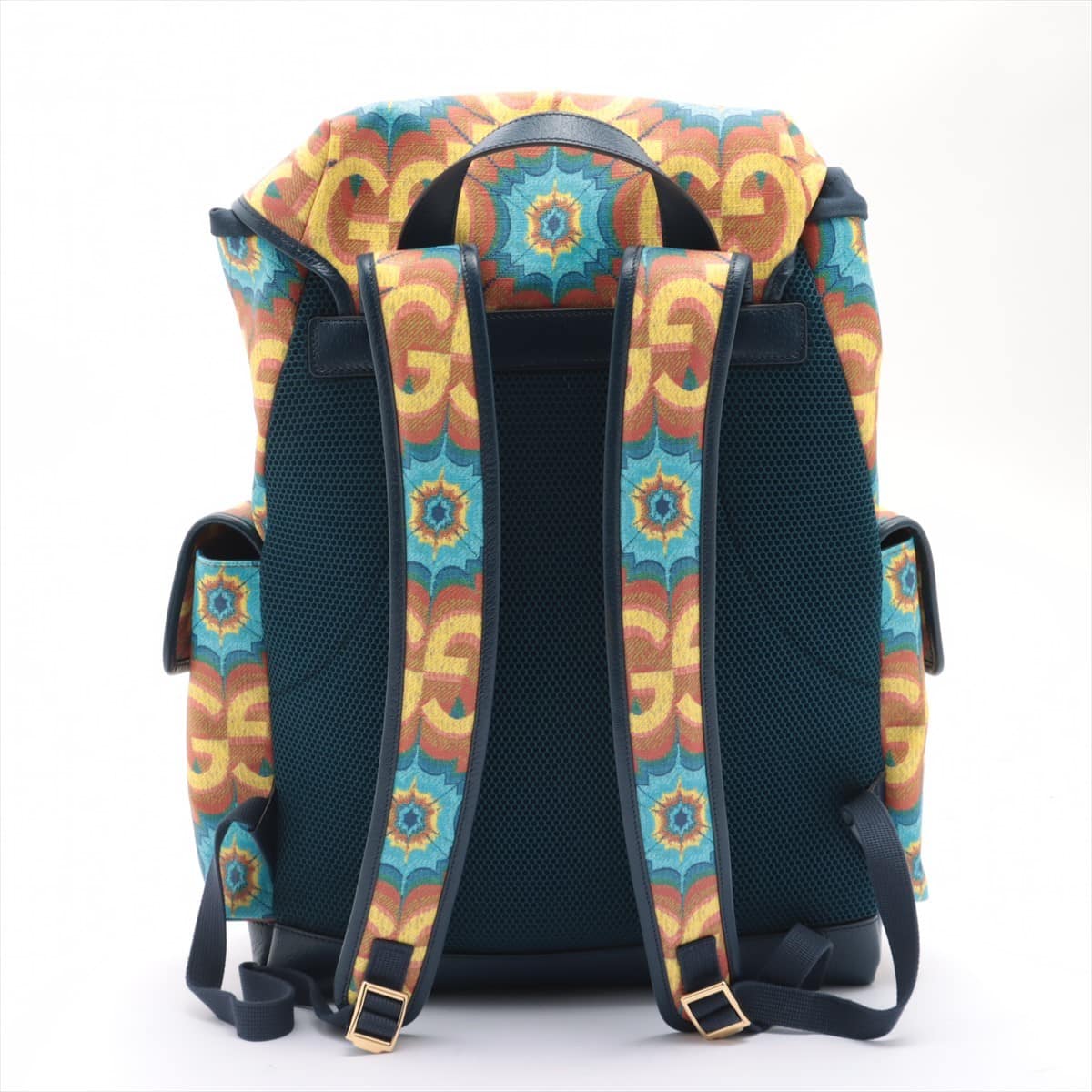 Gucci GG Kaleidoscope PVC & leather Backpack Multicolor 625939 100th anniversary