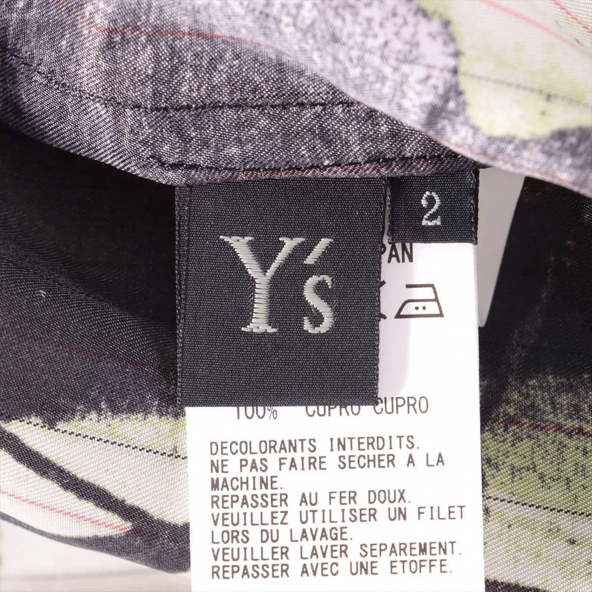 Y's Cuprammonium rayon Shirt dress 2 Ladies' Multicolor  YQ-D05-229