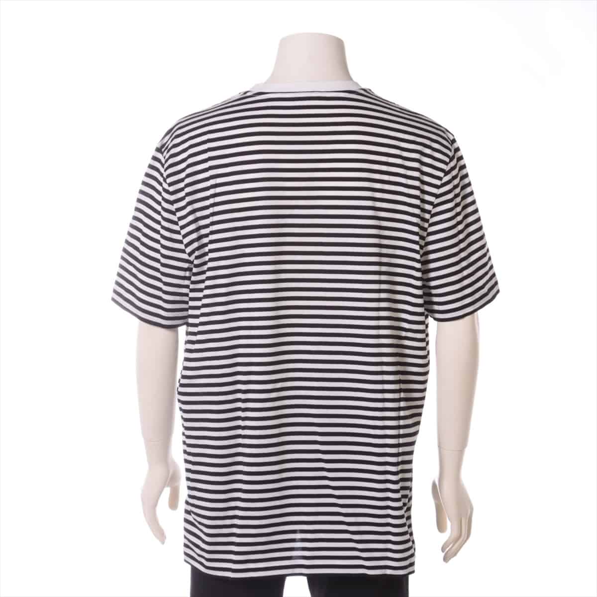 Moncler 20 years Cotton T-shirt XL Men's Black × White  G10918C7E010