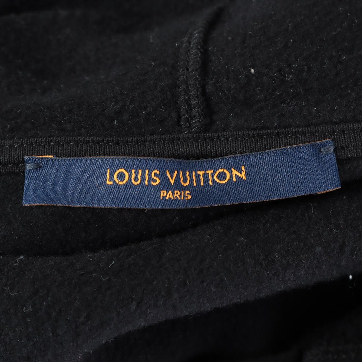 Louis Vuitton 22SS Cotton Parker M Men's Black  RM221 INSIDE OUT graphic hoodie