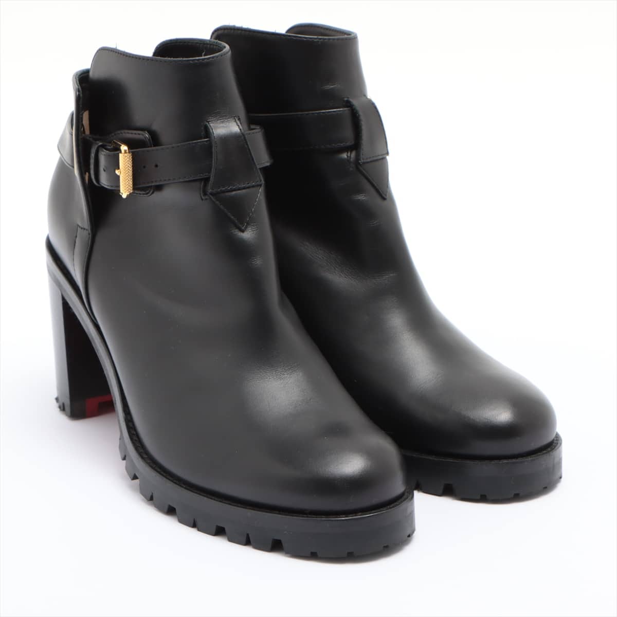 Christian Louboutin Leather Boots 36 Ladies' Black