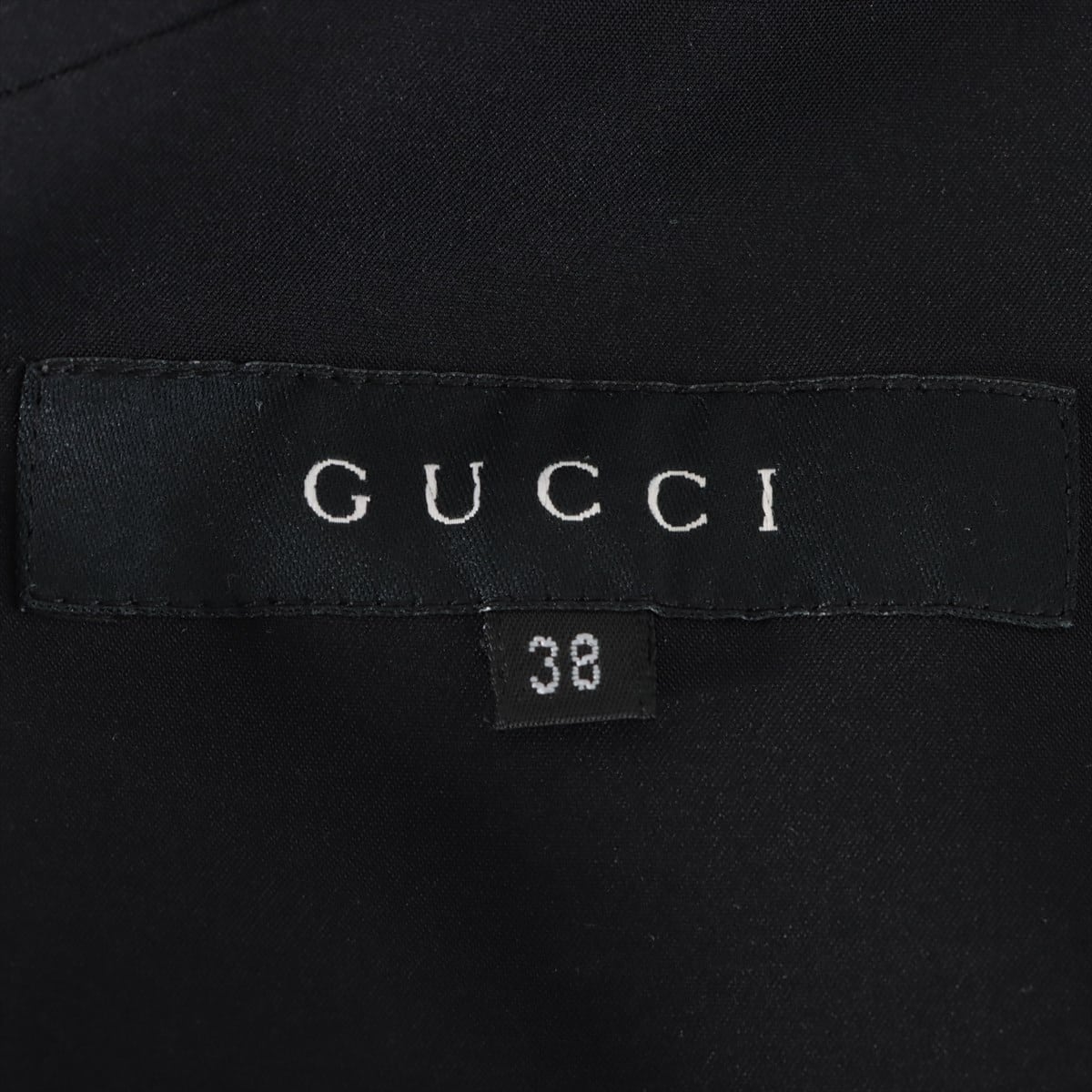 Gucci 03 Rayon * Naylon Setup 38 Ladies' Black