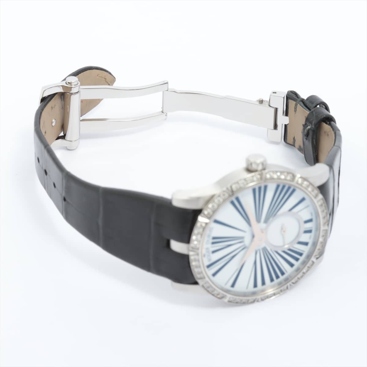 Roger Dubuis Excalibur DBEX0287 SS & leather AT White-Face