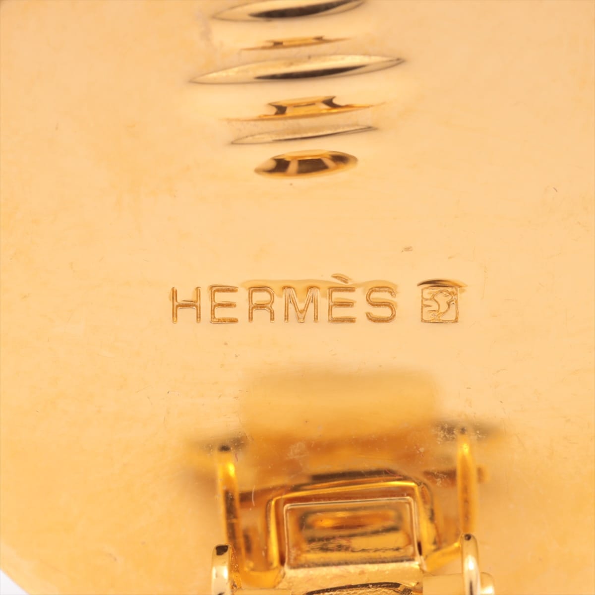 Hermès Email Earrings (for both ears) GP Gold