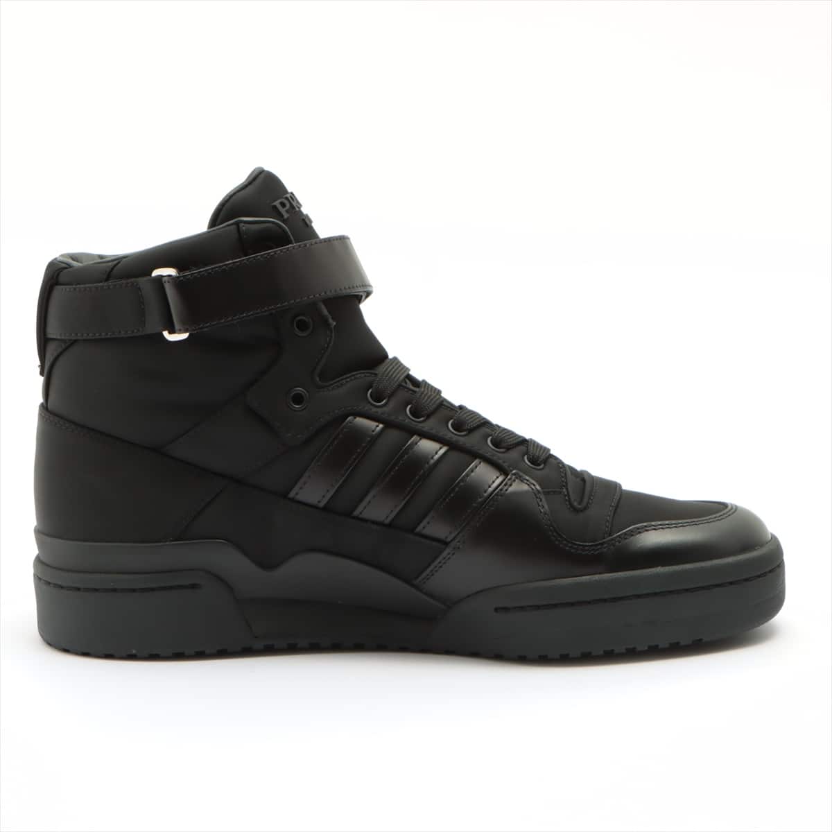 Prada x Adidas Nylon & leather High-top Sneakers 28㎝ Men's Black 2TG193 Renylon forums