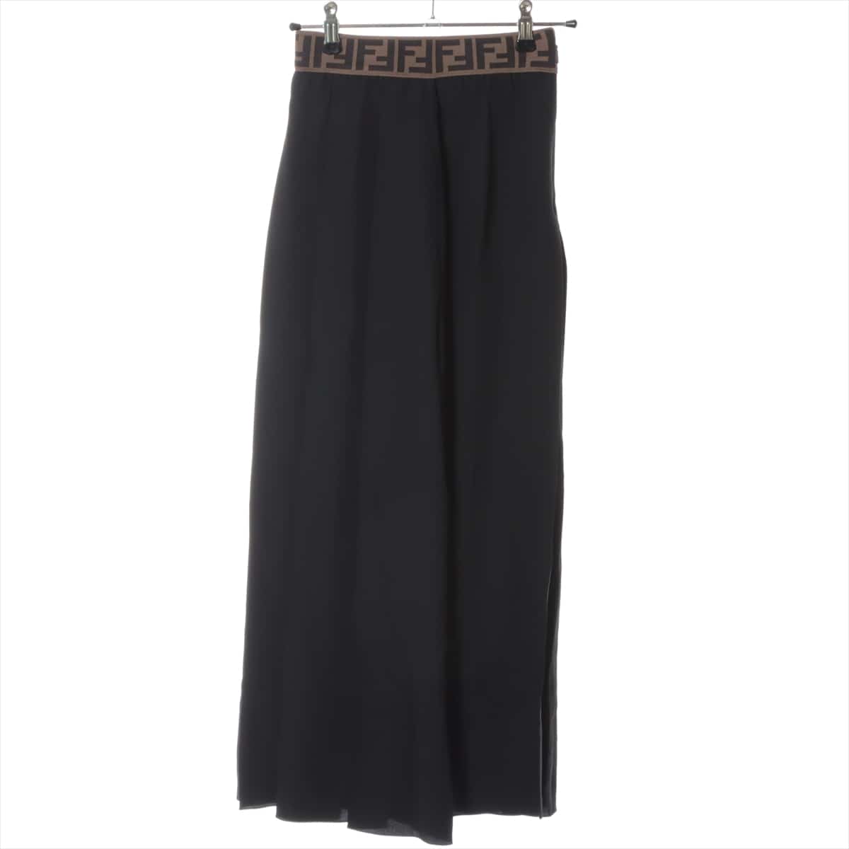 Fendi ZUCCa 20 years Silk × Polyester Skirt 36 Ladies' Black  12CPF