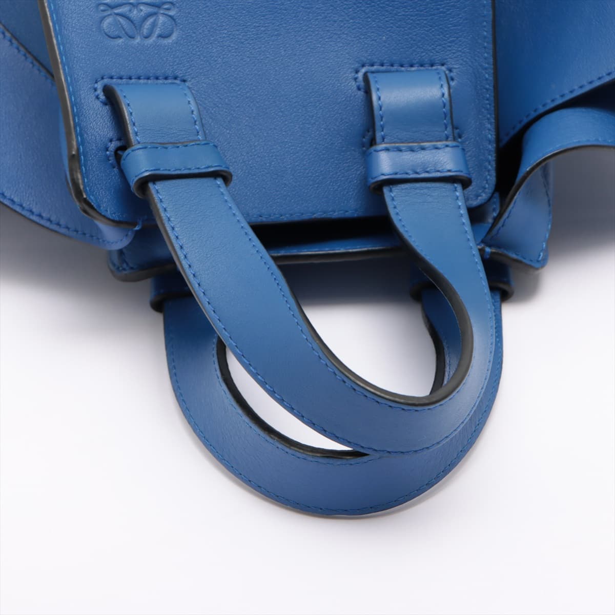 Loewe Hammock Medium Leather 2way shoulder bag Blue