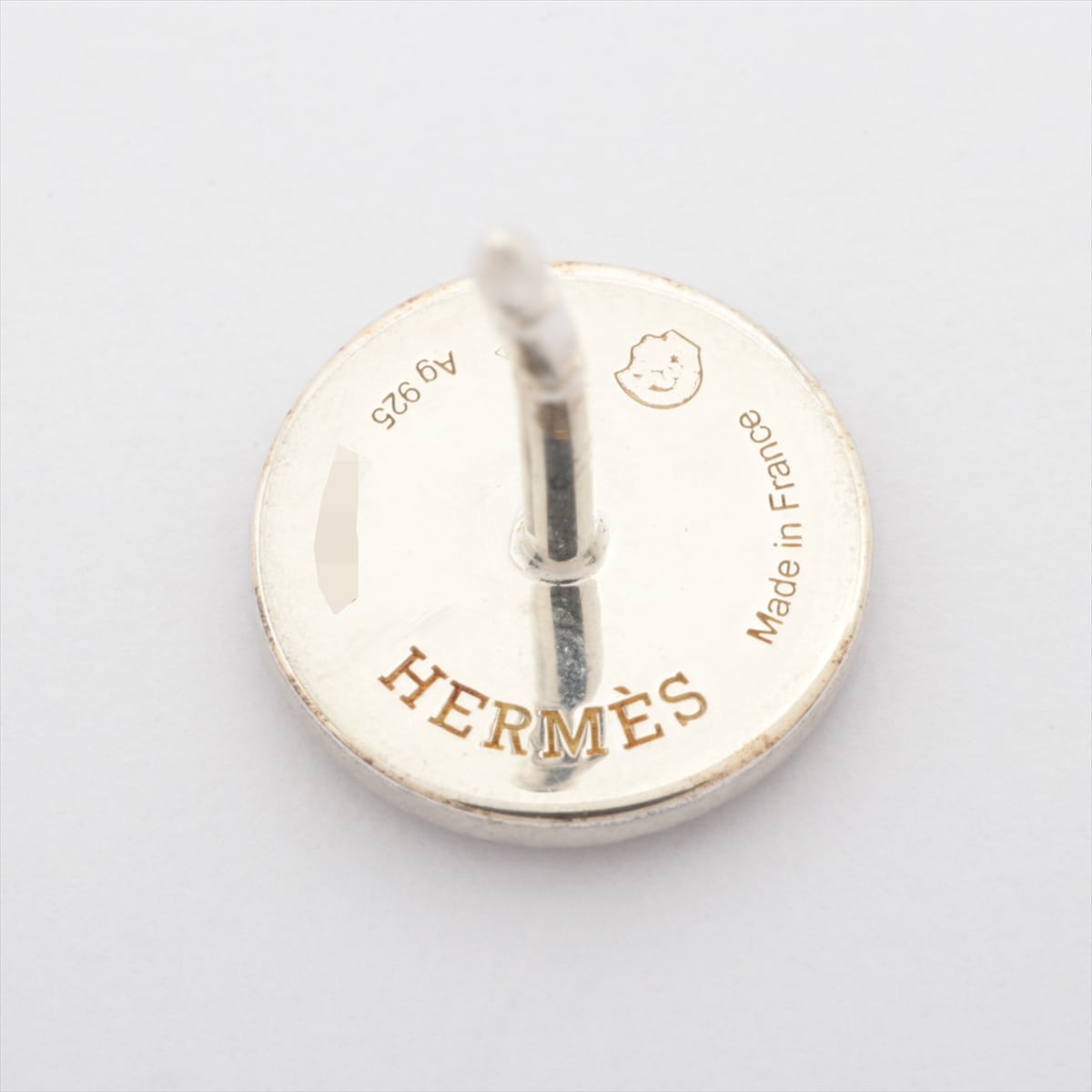Hermès Logo Piercing jewelry (for both ears) 925 2.3g Silver