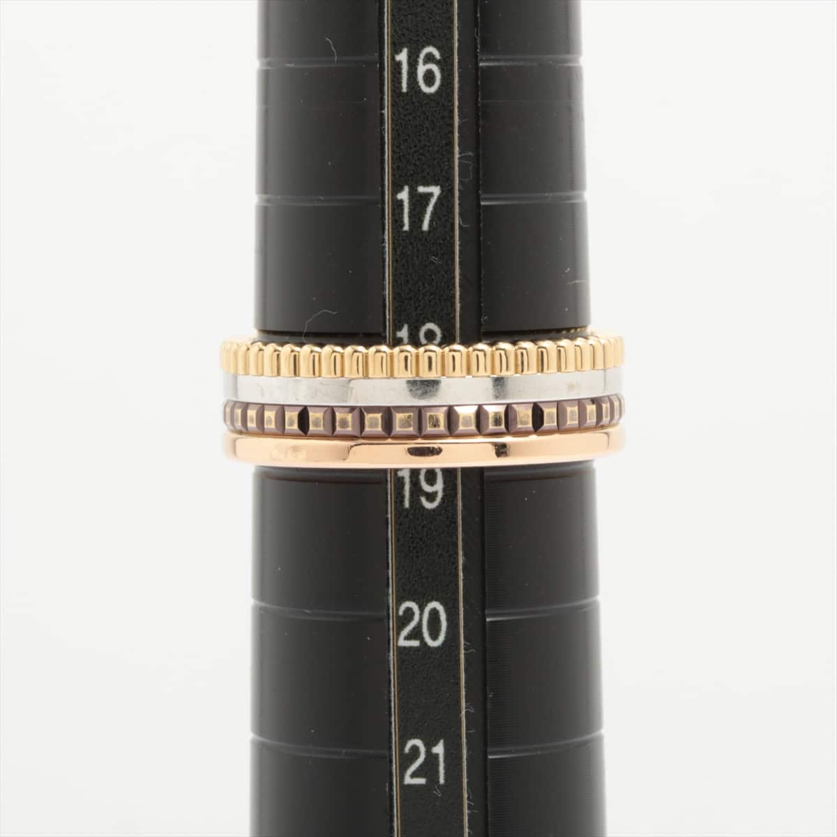 Boucheron Quatre Classic small rings 750(YG×PG×WG) 10.0g 59