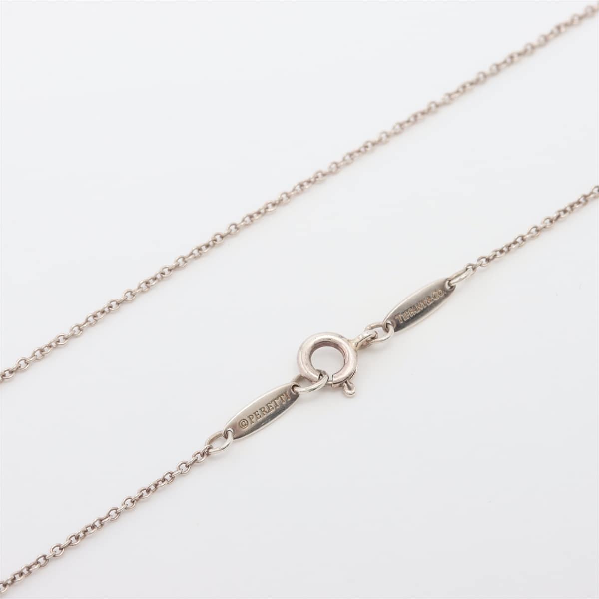 Tiffany Double Open Heart Necklace 925×750 2.5g Silver