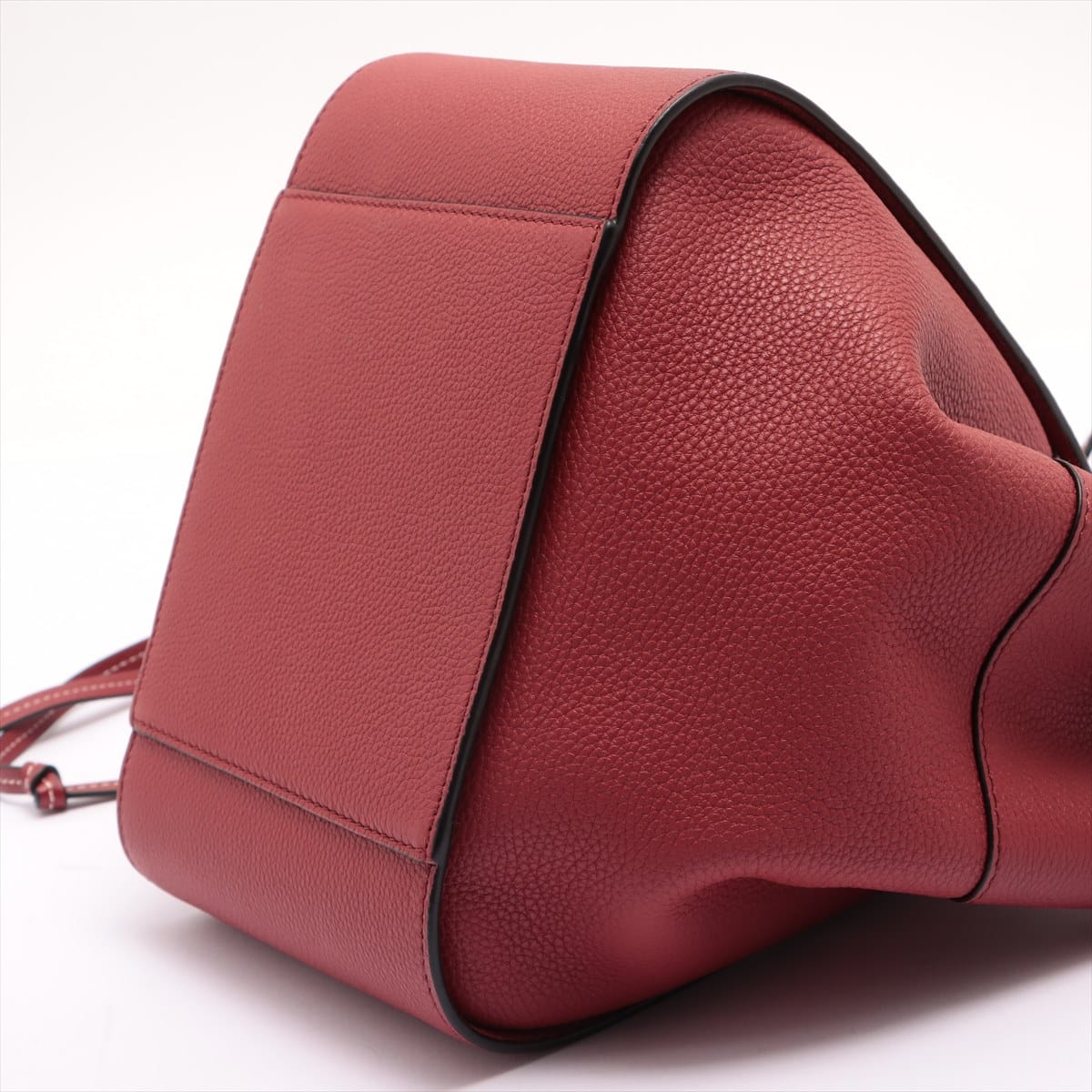 Loewe Hammock Drawstring small Leather 2way shoulder bag Bordeaux