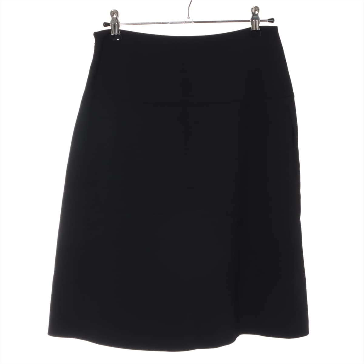 Prada 14AW Polyester × Rayon Skirt 36 Ladies' Black