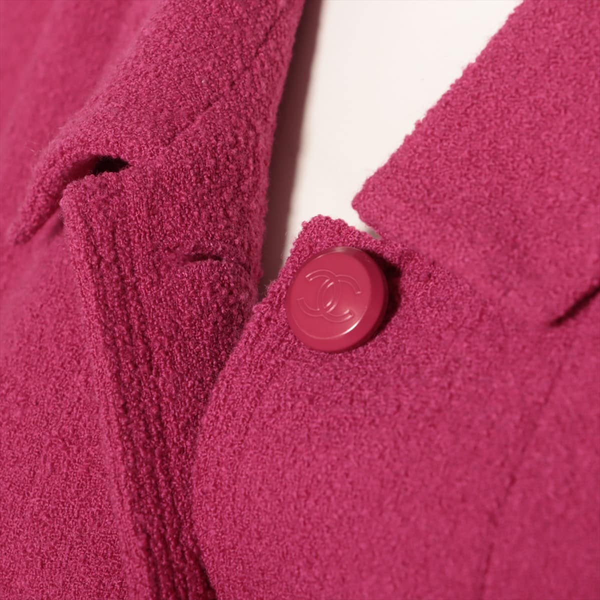 Chanel Coco Button 98A Wool & nylon Setup 40 Ladies' Pink