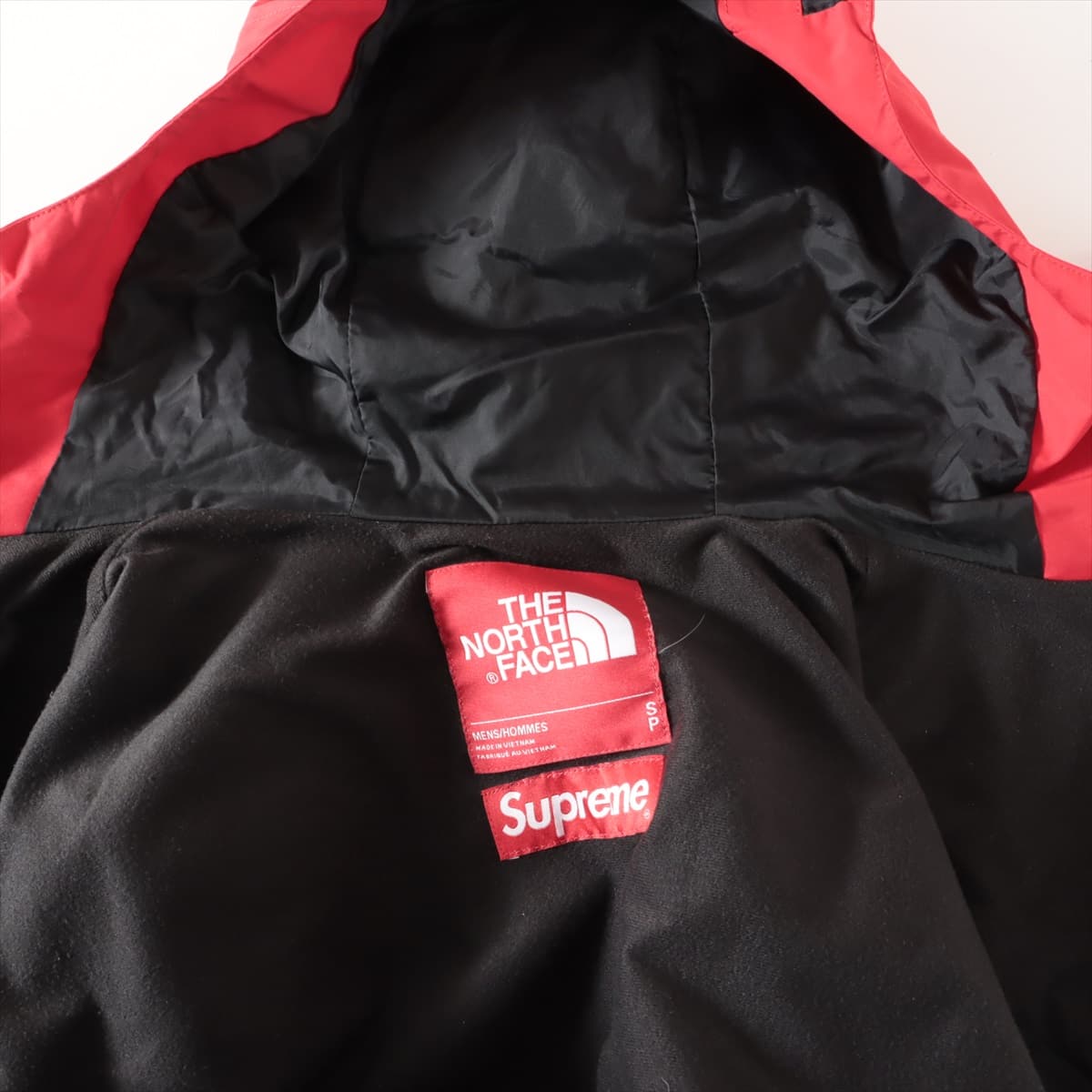 SUPREME × THE NORTH FACE 19SS Nylon Mountain hoodie S Men's Red  NP11901I Arc Logo Mountain Parka