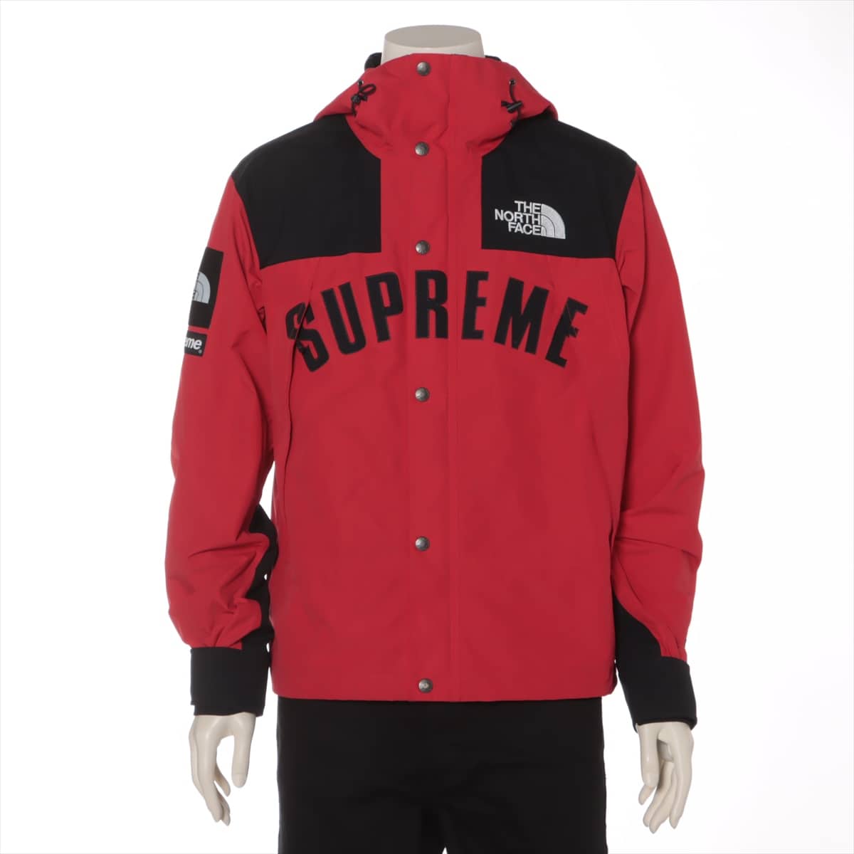 SUPREME × THE NORTH FACE 19SS Nylon Mountain hoodie S Men's Red  NP11901I Arc Logo Mountain Parka