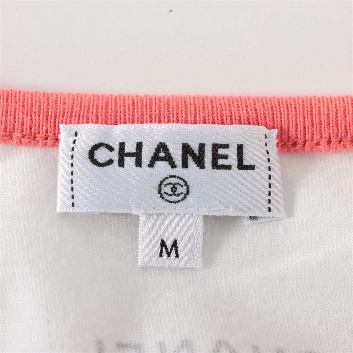 Chanel P55 Cotton T-shirt M Ladies' White