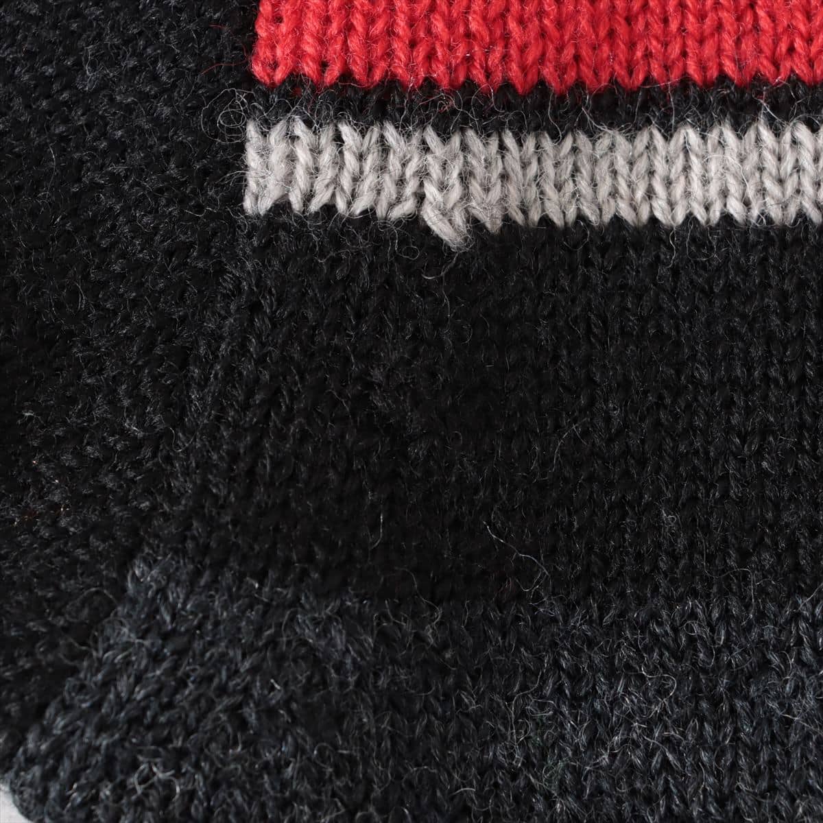 Saint Laurent Paris 16 years Wool Knit XS Men's Black  411363 Dinosaur wool knit