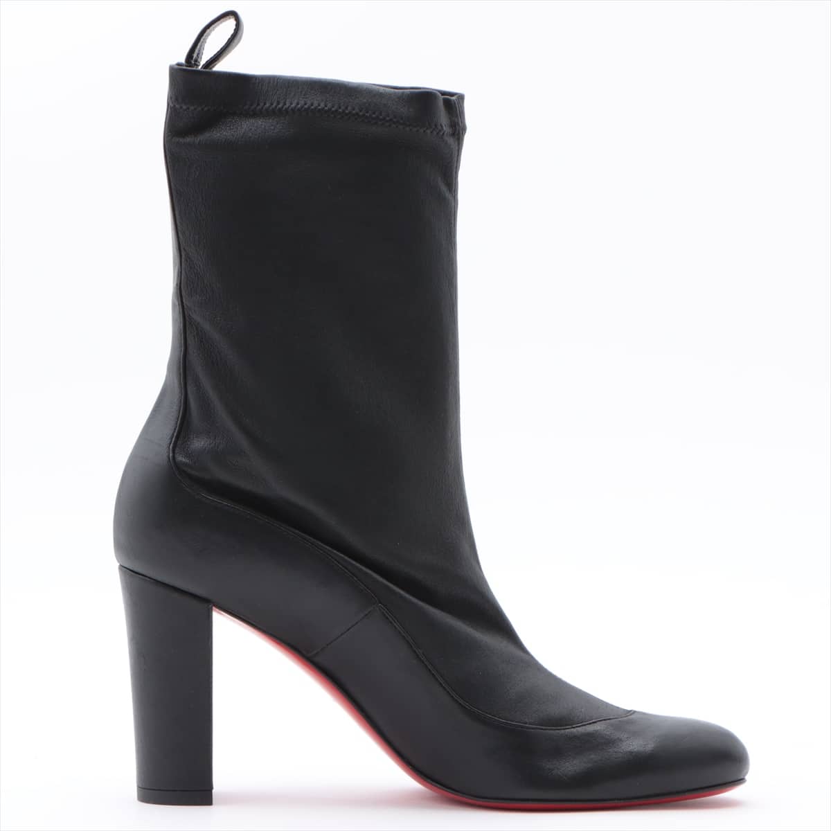 Christian Louboutin Leather Boots 36 1/2 Ladies' Black