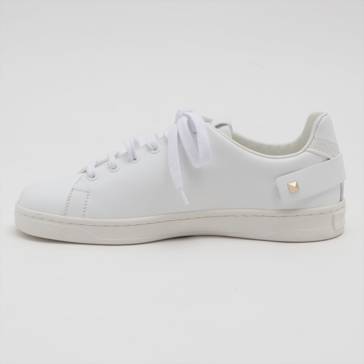 Valentino Garavani Rock Studs Leather Sneakers 36 Ladies' White